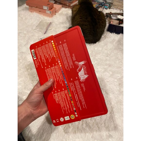 Faber-Castell 115931 Watercolor Pencil Set of 36 Assorted Color Tin Case - Picture 4 of 5